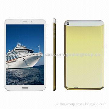 8 Inches Quad Core 3G Phone Call Tablet PC/MID with GPS, BT, FM & 1280 x 800P IPS Panel